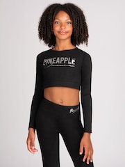Pineapple Long Sleeve Crop Top - Image 1 of 8