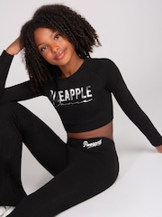 Pineapple Long Sleeve Crop Top - Image 4 of 8