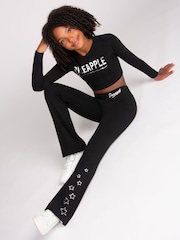 Pineapple Long Sleeve Crop Top - Image 6 of 8