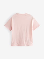 Pink Oversized Embellished Graphic T-Shirt (3-16yrs) - Image 6 of 8