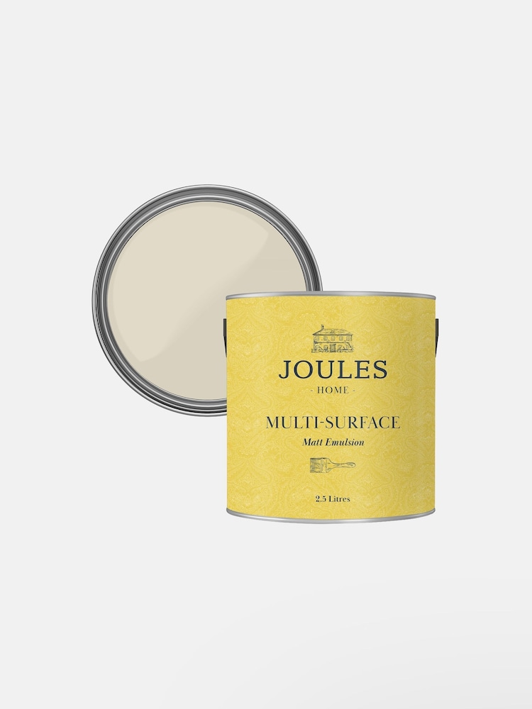 Joules Cotswold Stone Multi Surface Matt Emulsion 2.5L Paint - Image 4 of 4 Joules Cotswold Stone Multi Surface Matt Emulsion 2.5L Paint - Image 4 of 4