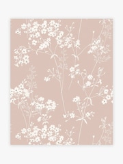 Blush Country Leaves 10M Wallpaper - Image 3 of 5