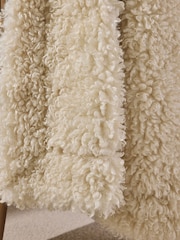 Ivory Alpine Faux Fur Throw - Image 3 of 4