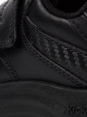 Kickers Black Infants Reasan Strap Leather School Shoes - Image 10 of 11
