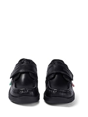 Kickers Black Infants Reasan Strap Leather School Shoes - Image 4 of 11