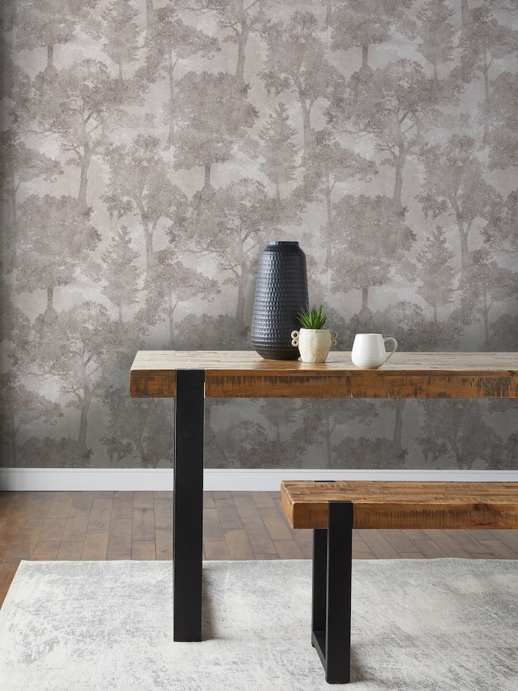 Papel pintado Duck Egg Trailing Trees de 10 m - Imagen 1 de 4