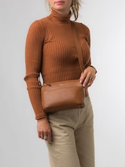 Pure Luxuries London Amber Nappa Leather Cross-Body Bag - Image 3 of 9