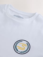 白色 - Senna Racing Car Regular Fit Motionflex T-Shirt - 圖片 10，共 11