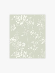 Sage Green Country Leaves 10M Wallpaper - Image 3 of 5
