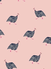 Joules Pink Guinea Fowl Wallpaper - Image 2 of 5