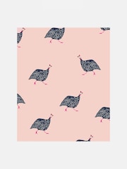 Joules Pink Guinea Fowl Wallpaper - Image 3 of 5