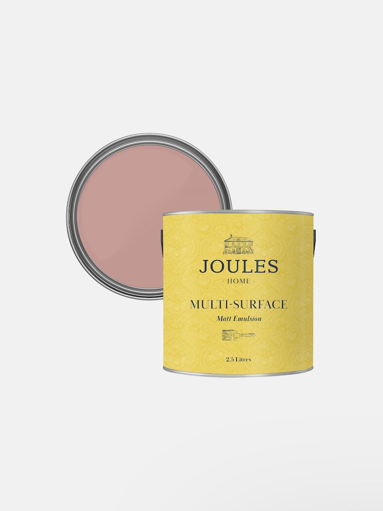 Joules Life Is Sweet Pink Multi Surface Matt Emulsion Paint - Image 4 of 4 Joules Life Is Sweet Pink Multi Surface Matt Emulsion Paint - Image 4 of 4