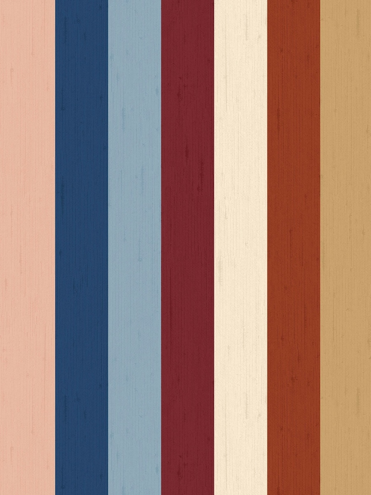 Joules Multi Heritage Stripe 10M Wallpaper - Image 2 of 5