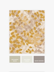 Yellow Ochre Forest Floor 10M Wallpaper - Image 3 of 4