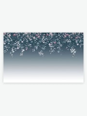 Slate Grey Restore Floral 3M Mural - Image 2 of 3