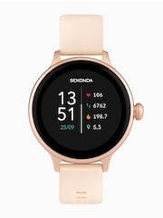 Sekonda Pink Connect Silicone Strap Smart Watch - Image 2 of 6