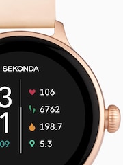 Sekonda Pink Connect Silicone Strap Smart Watch - Image 5 of 6