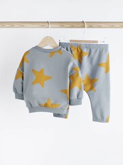Blue Star Cosy Baby Sweatshirt And Joggers 2 Piece Set - Image 5 of 11