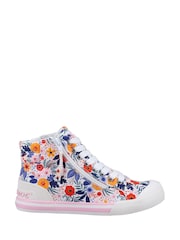 Rocket Dog Jazzin Hi Top 10A Canvas Cotton Trainers - Image 1 of 7