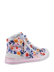 Rocket Dog Jazzin Hi Top 10A Canvas Cotton Trainers - Image 3 of 7
