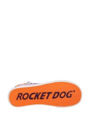 Rocket Dog Jazzin Hi Top 10A Canvas Cotton Trainers - Image 6 of 7