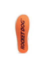 Rocket Dog Jazzin Hi Top 10A Canvas Cotton Trainers - Image 7 of 7
