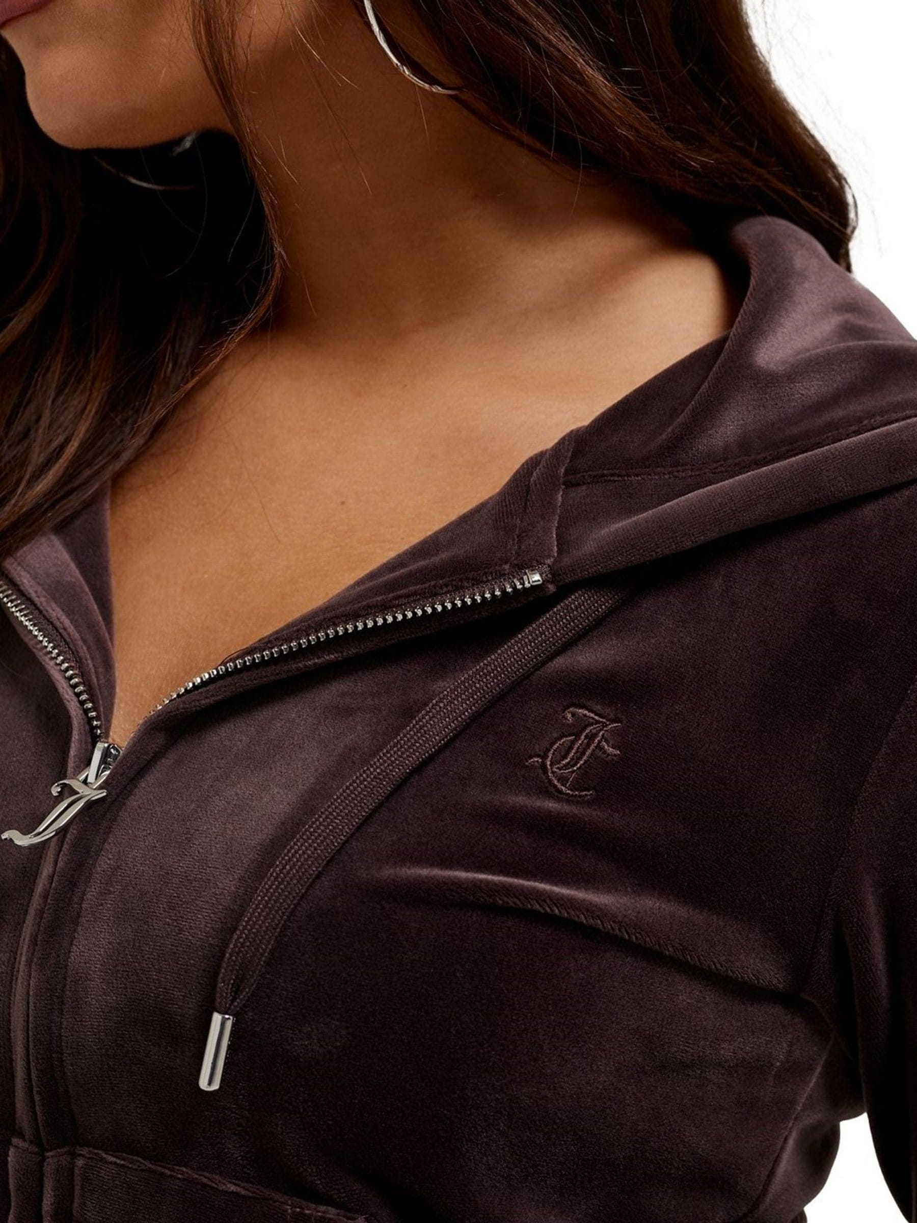 Buy Juicy Couture Brown Zip Through Hoodie from Next USA