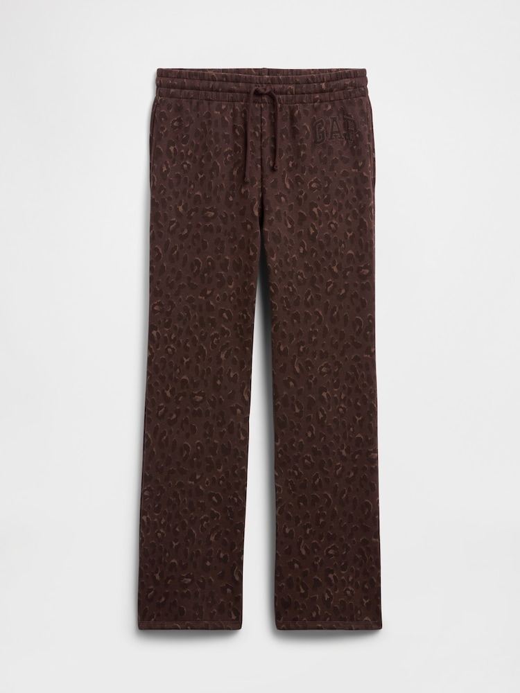 Gap Brown Leopard Logo Straight Joggers - Image 5 of 5 Gap Brown Leopard Logo Straight Joggers - Image 5 of 5