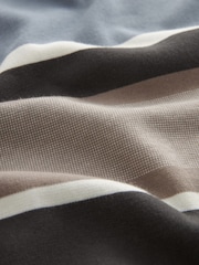 Blue/Neutral Block 100% Cotton T-Shirt - Image 7 of 7