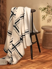 Black & White Borg Check Fleece - Image 2 of 5