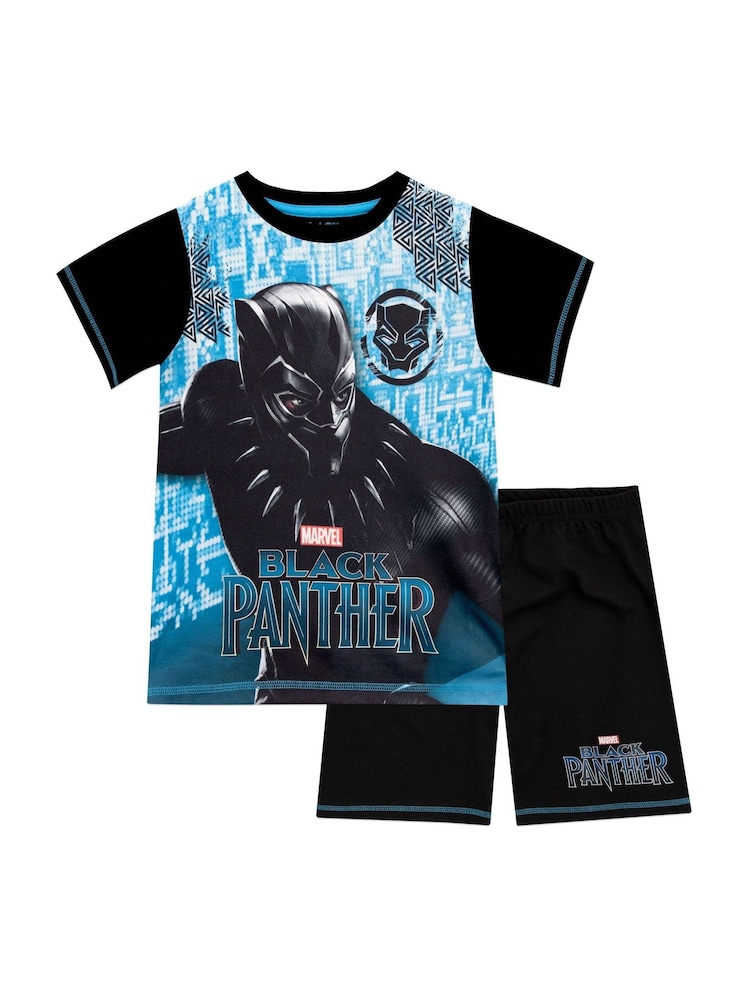 Character Black Marvel Panther Pyjamas - Image 1 of 4