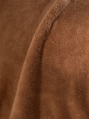 Camel Marshmallow Soft Fleece Throw - Image 4 of 4