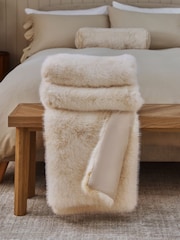 Ivory Loulou Faux Fur Throw - Image 1 of 4