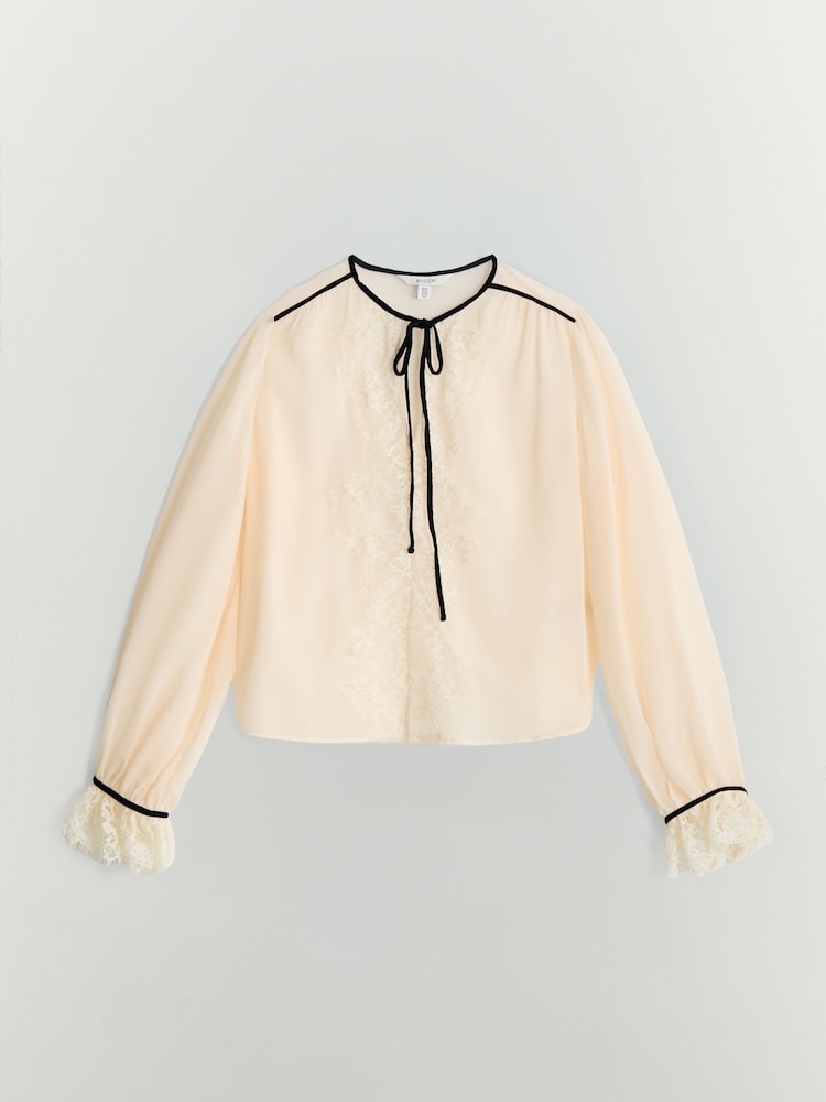 BHOEM Ivory Lace Blouse - Image 6 of 6