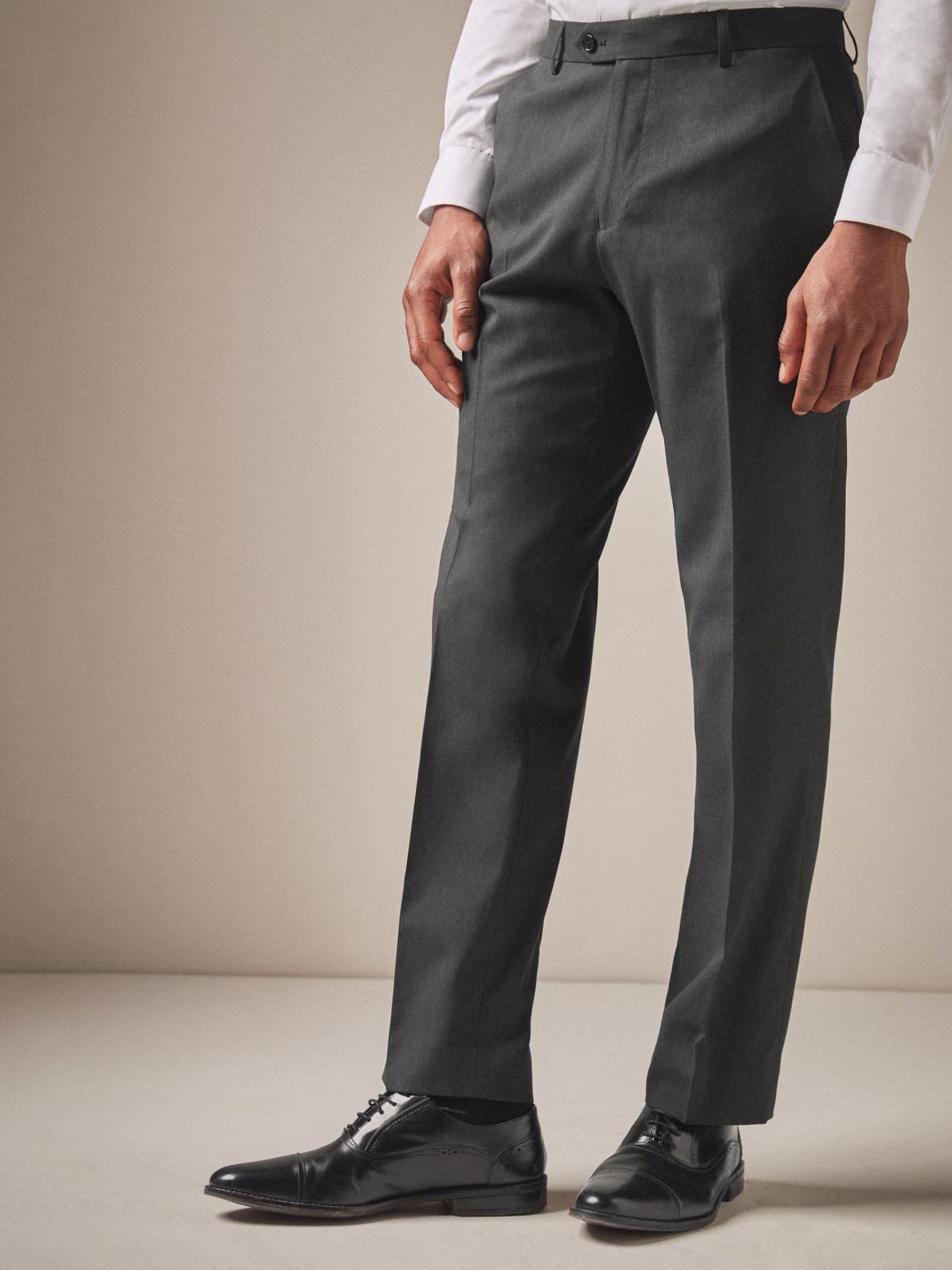 Smart mens trousers with zip pockets outlet