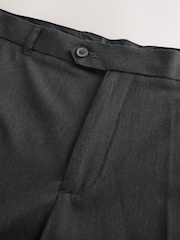 炭灰色 - 常规版型 - 弹力智能长裤 - 10的图像8｝