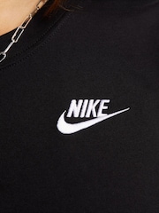 Nike Black Club Cropped Sleeveless Top - Image 4 of 5