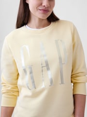 Gap Yellow Relaxed Gap Logo Sweatshirt - Image 4 of 5