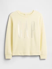 Gap Yellow Relaxed Gap Logo Sweatshirt - Image 5 of 5
