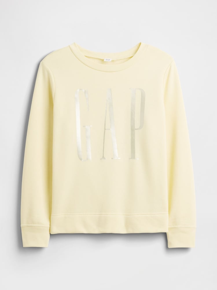 Gap Yellow Relaxed Gap Logo Sweatshirt - Image 5 of 5