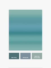 Teal Ocean Ombre 10M Wallpaper - 5의 이미지 4