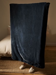 Soft To Touch Plush Faux Fur Throw - Image 2 of 5