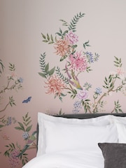 Pink Emporium Floral 3M Mural - Image 1 of 4