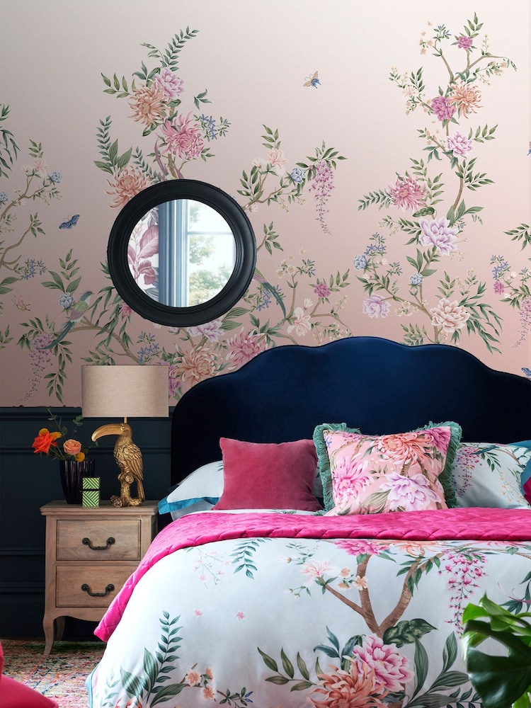 Pink Emporium Floral 3M Mural - Image 2 of 4 Pink Emporium Floral 3M Mural - Image 2 of 4