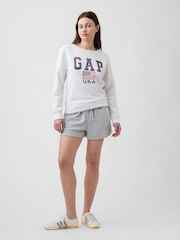 Gap White Relaxed Gap Logo Sweatshirt - Image 3 of 5