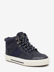 Navy Blue Standard Fit (F) Thinsulate™ Lined Boots - Image 2 of 5