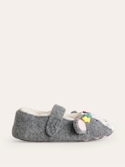 Boden Grey Guinea Pig Slippers - Image 2 of 3
