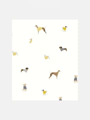 Joules Cream Harbour Dogs Wallpaper - Image 3 of 5