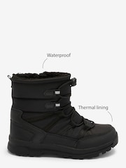 Black Waterproof Thermal Thinsulate™ Lined Boots - Image 5 of 6