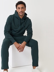 أخضر - Threadbare Cotton Rich Hoodie and Joggers Set - صورة 3 من 5